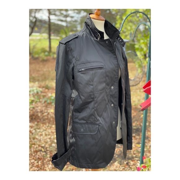 Bomboogie Men’s Jacket Black Military Sleek - Picture 1 of 16